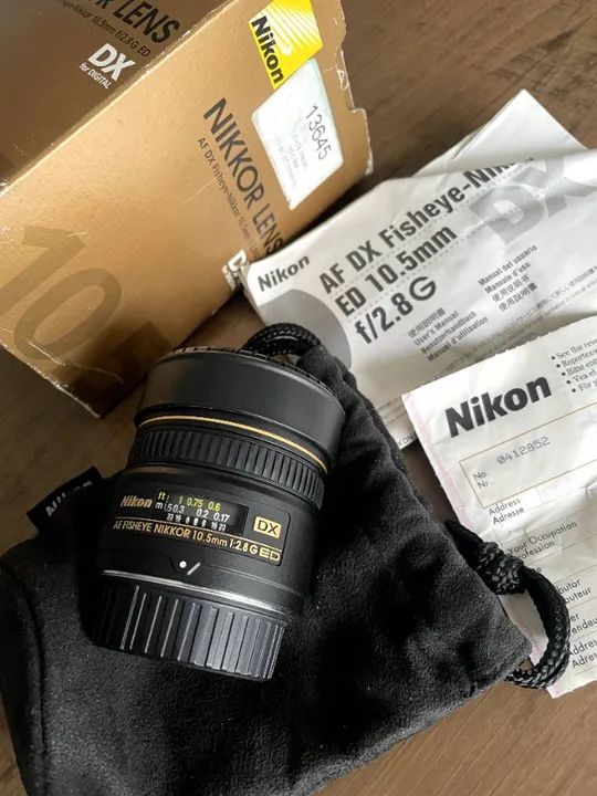 Nikkor Fish Eye AF DX 10.5 mm F/2,8 G ED. Nikon - Lentes - Olho de Peixe #Nikon #Nikkor - Foto 4