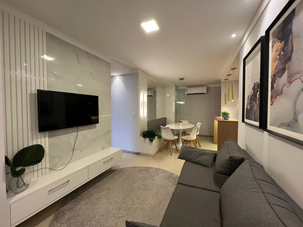 Lindo apartamento completamente montado e decorado na Praia da Itaparica - Foto 5