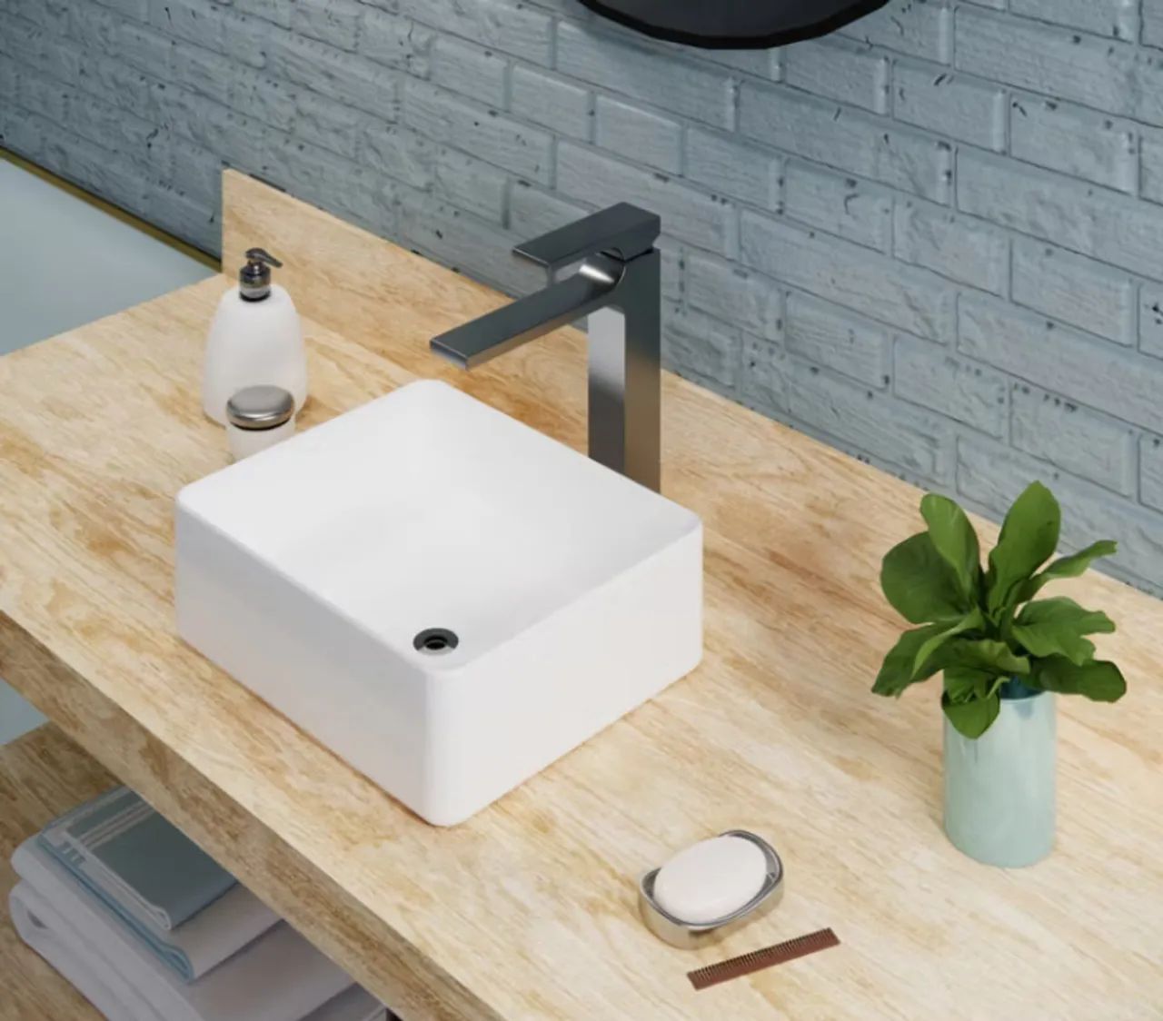 Cuba Para Banheiro De Sobrepor Tulipa - Foto 2