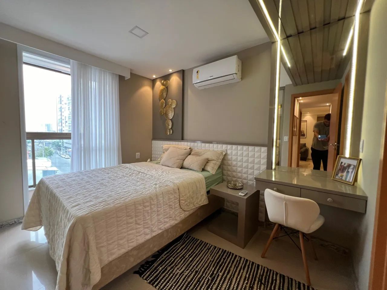 Lindo apartamento completamente montado e decorado na Praia da Itaparica - Foto 11