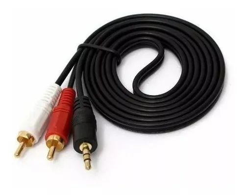 Cabo Auxiliar P2 Macho X Rca Macho Audio 1,5m Cabo plug P2 Rca2 - Foto 2