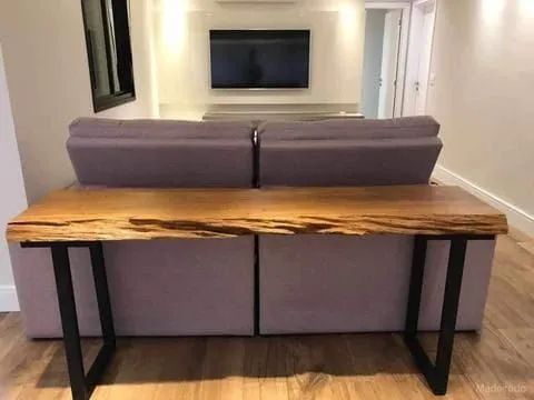 Aparador de madeira rústica com pés de ferro - Foto 5