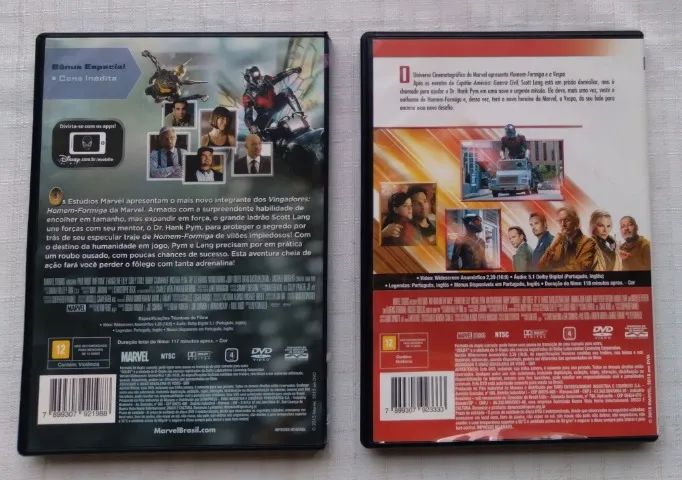Dvd Homem-Formiga 1 e 2 (originais) - Foto 2