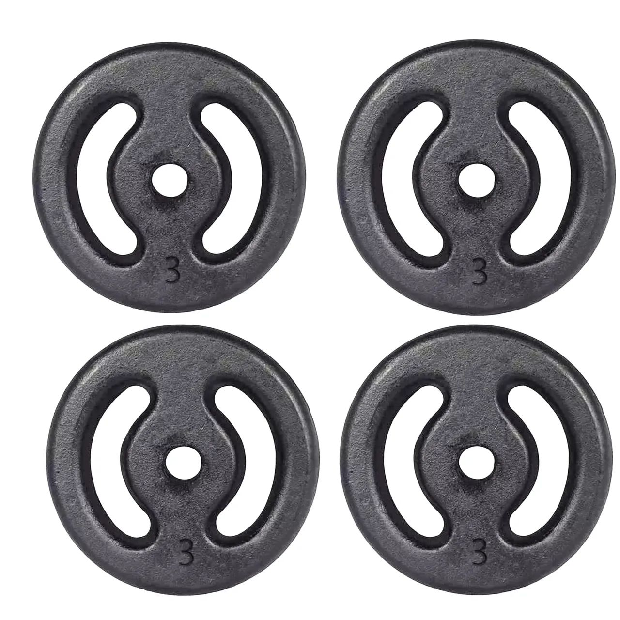 Anilhas de Ferro 3kg (4unidades) - Foto 2