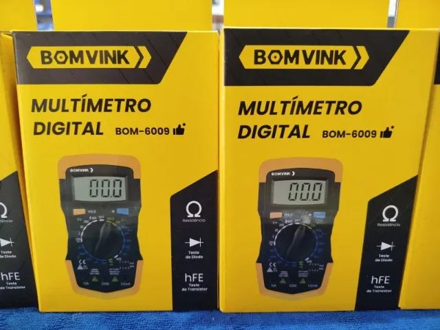 Multímetro Profissional Digital + bateria 9v + cabo/Jk Eletrônicos Qualidade e honestidade - Foto 6