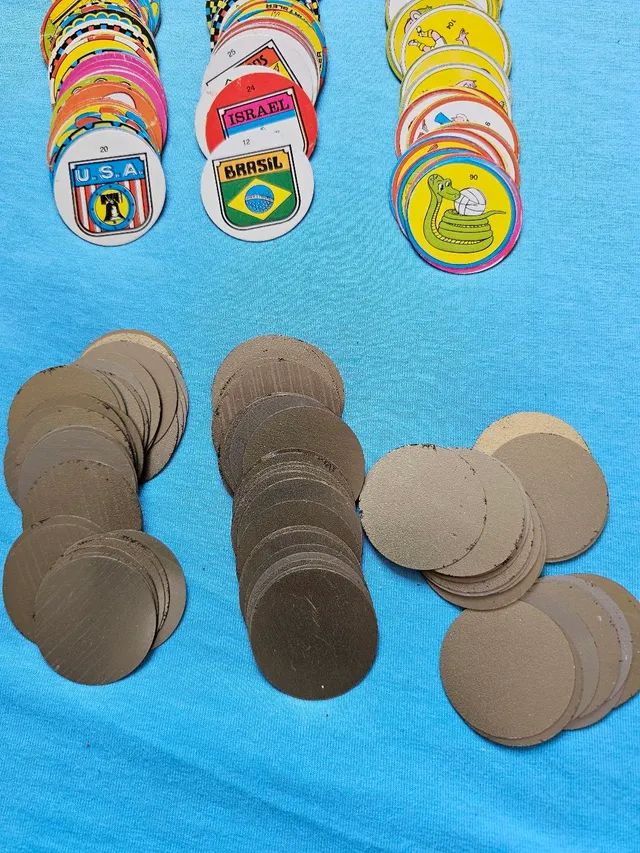 Figurinhas álbum chapinhas bionics década de 80 raríssimas - Foto 3