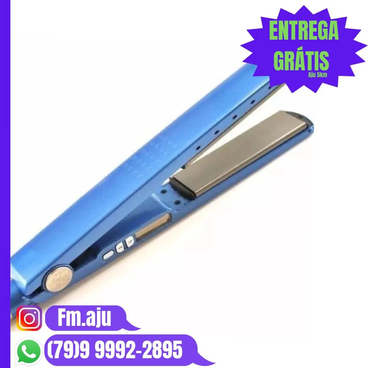 Prancha Nano Titanium 1a linha  - Novo / Entrega Grátis Aju 8km