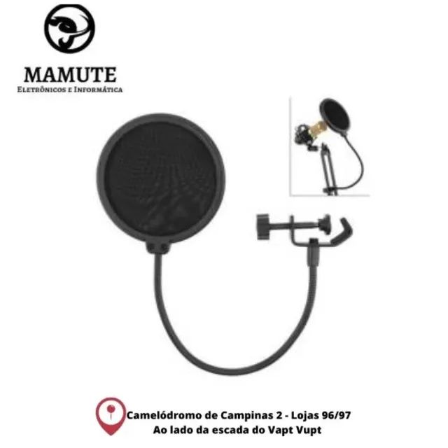 Filtro Pop Knup Microfone Studio Com Haste Flexível