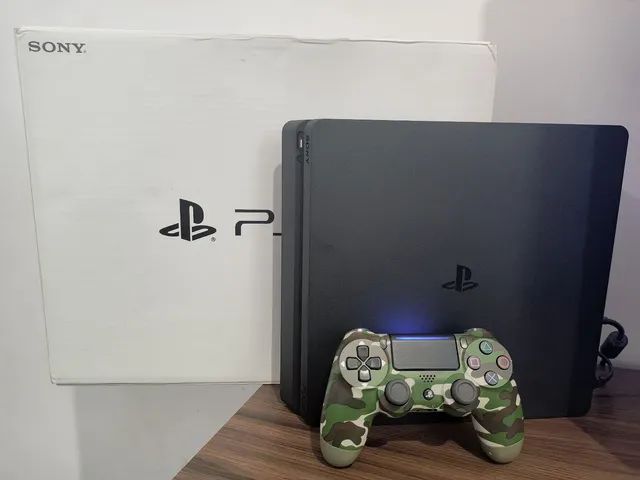 Playstation 4 Slim semi novo na caixa com garantia - Foto 2