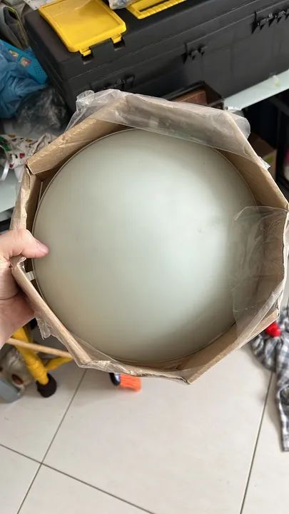 Luminárias 4, 1 de sala de jantar, 1 de escritório, 2 de quarto/banheiro/corredor/etc? - Foto 3