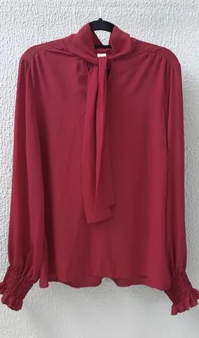 Blusa Crepe Gola Laço  - Foto 2