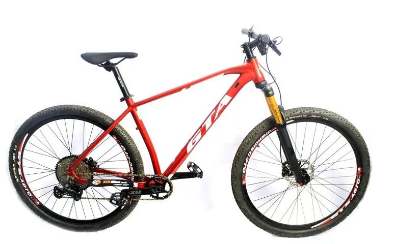 Bicicleta Aro 29 Alumínio Shimano Deore 12v Freios MT200 Suspensão a Ar e Retorno 21451