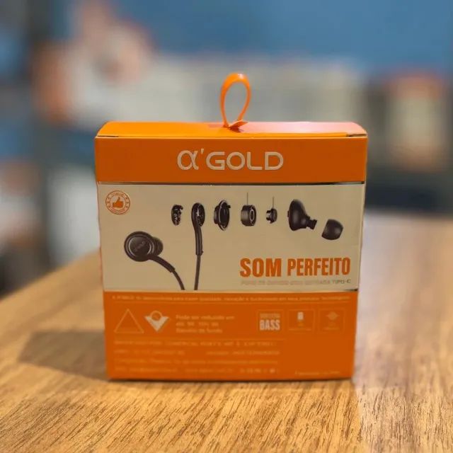 Fone de Ouvido Tipo-C Para Celular Com Microfone  - Entrega Grátis - Foto 2