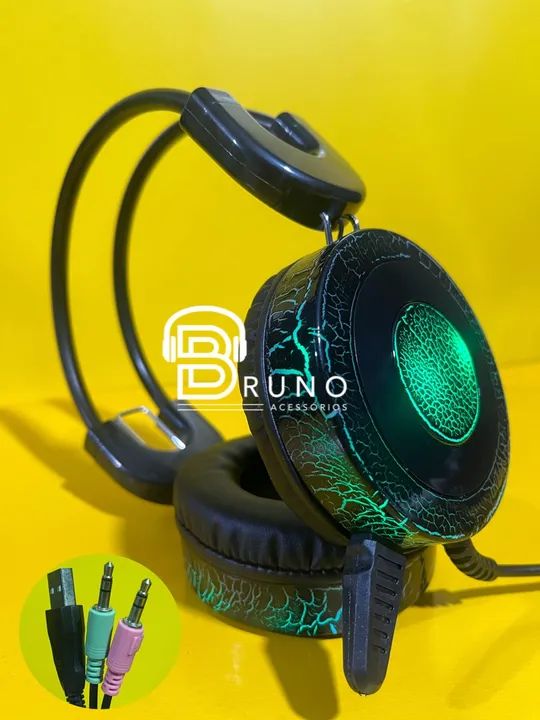 Headset Fone Gamer Com Led 