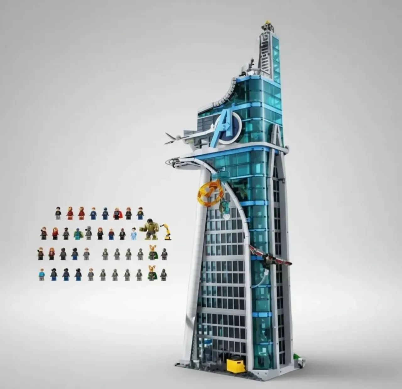 BLOCOS DE MONTAR TORRE DOS VINGADORES COM 5201 PEÇAS + 30 FIGURES MODELO 76269 MARCA MEGA  - Foto 4