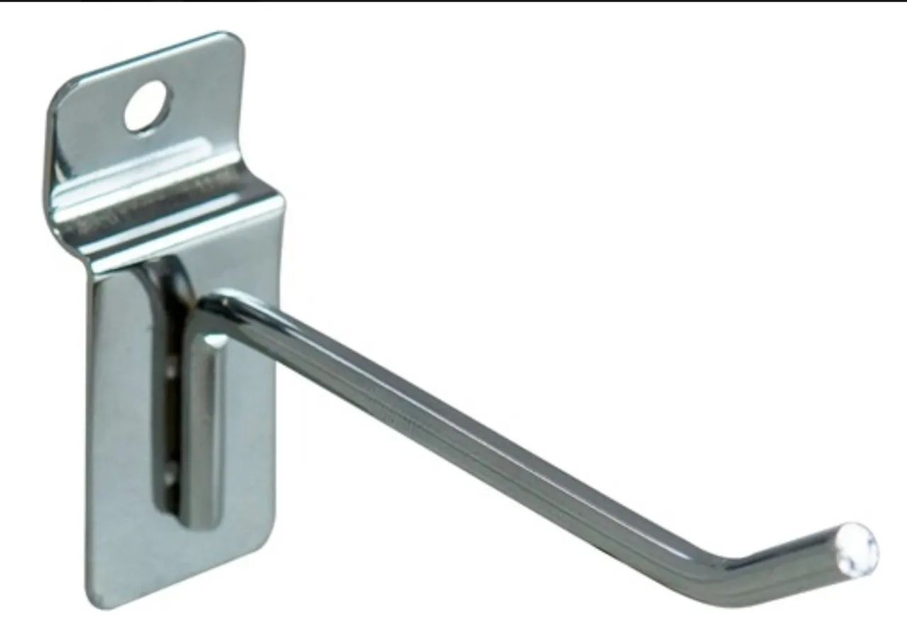 Kit 50 ganchos para painel canaletado