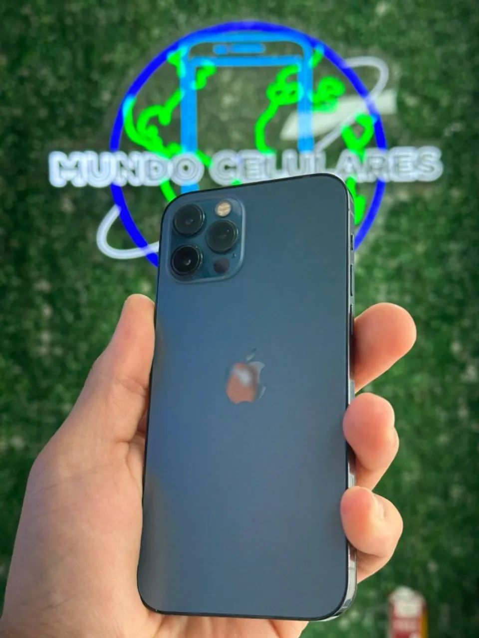 IPHONE 12 PRO 128GB - AZUL - SEMINOVO - Celulares e Smartphones