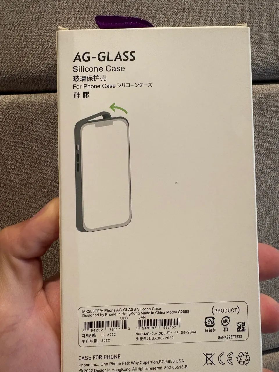 Capa Premium [Deep Purple] para iPhone 13 Pro Max - AG-GLASS com Proteção de Câmera Safira - Foto 2