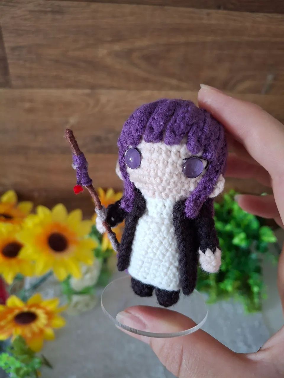Fern - Sousou no Frieren Amigurumi - Foto 2