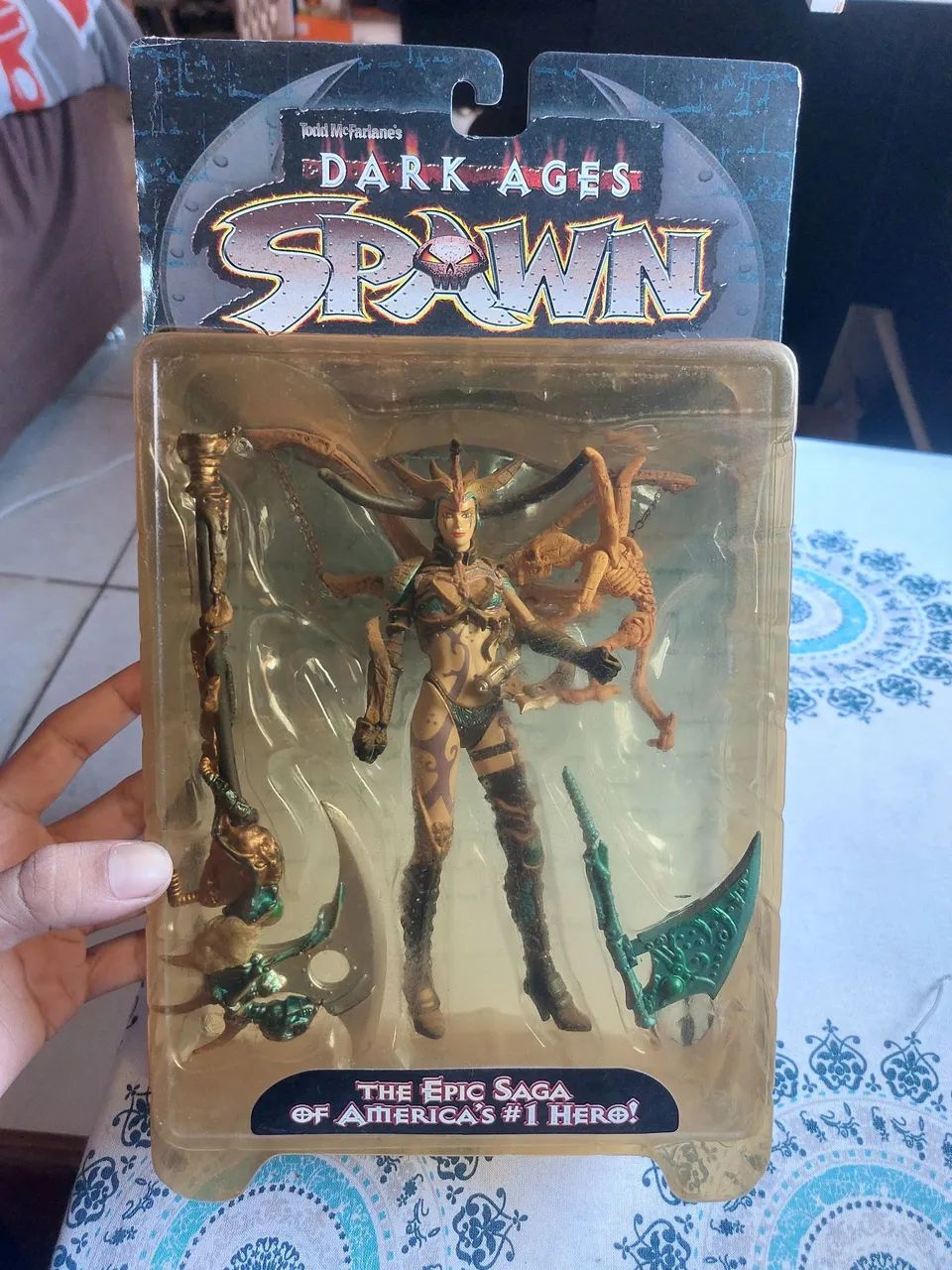 Skull Queen Spawn Dark Ages - Figura de Ação Rara