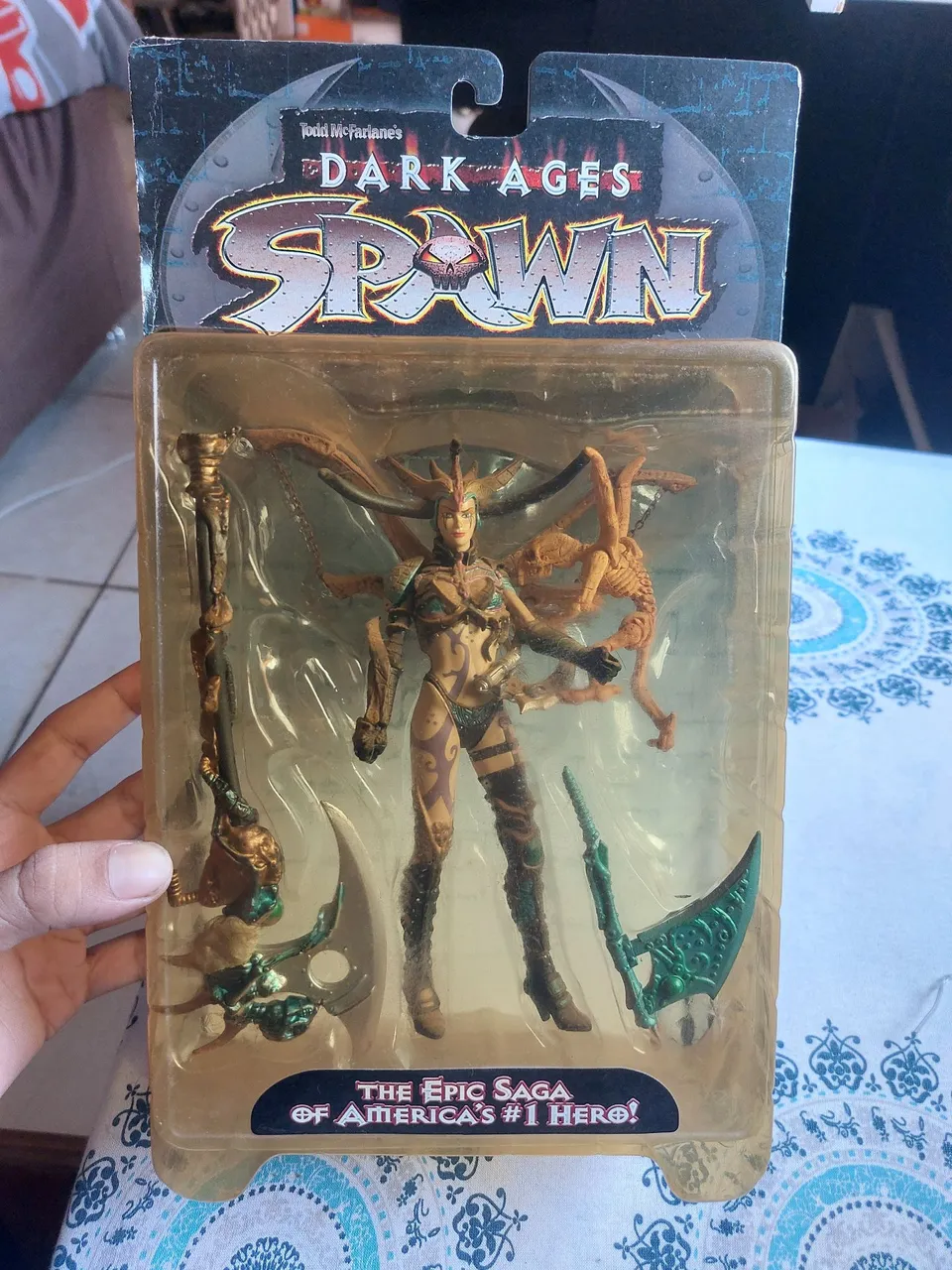 Skull Queen Spawn Dark Ages - Figura de Ação Rara
