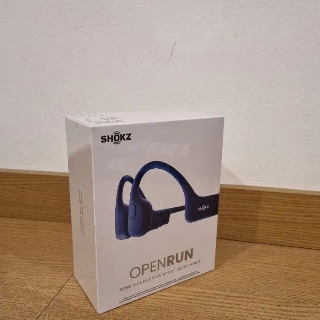 Fone de ouvido esportivo shokz openrun de condução óssea lacrado