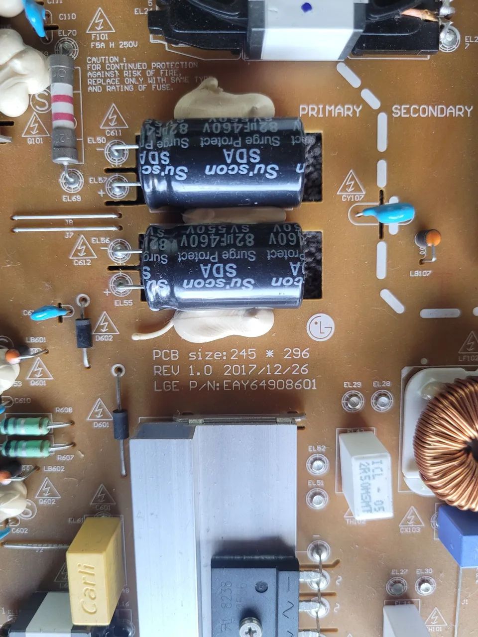 Placa principal tv lg 75um7510psb eay64908601 - Foto 4