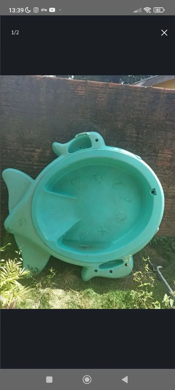 Piscina Infantil em Formato de Peixe
