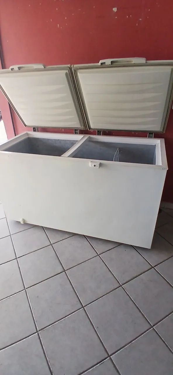 Freezer Horizontal tudo funcionando perfeitamente 220 volts 500 litros entrega grátis  - Foto 3