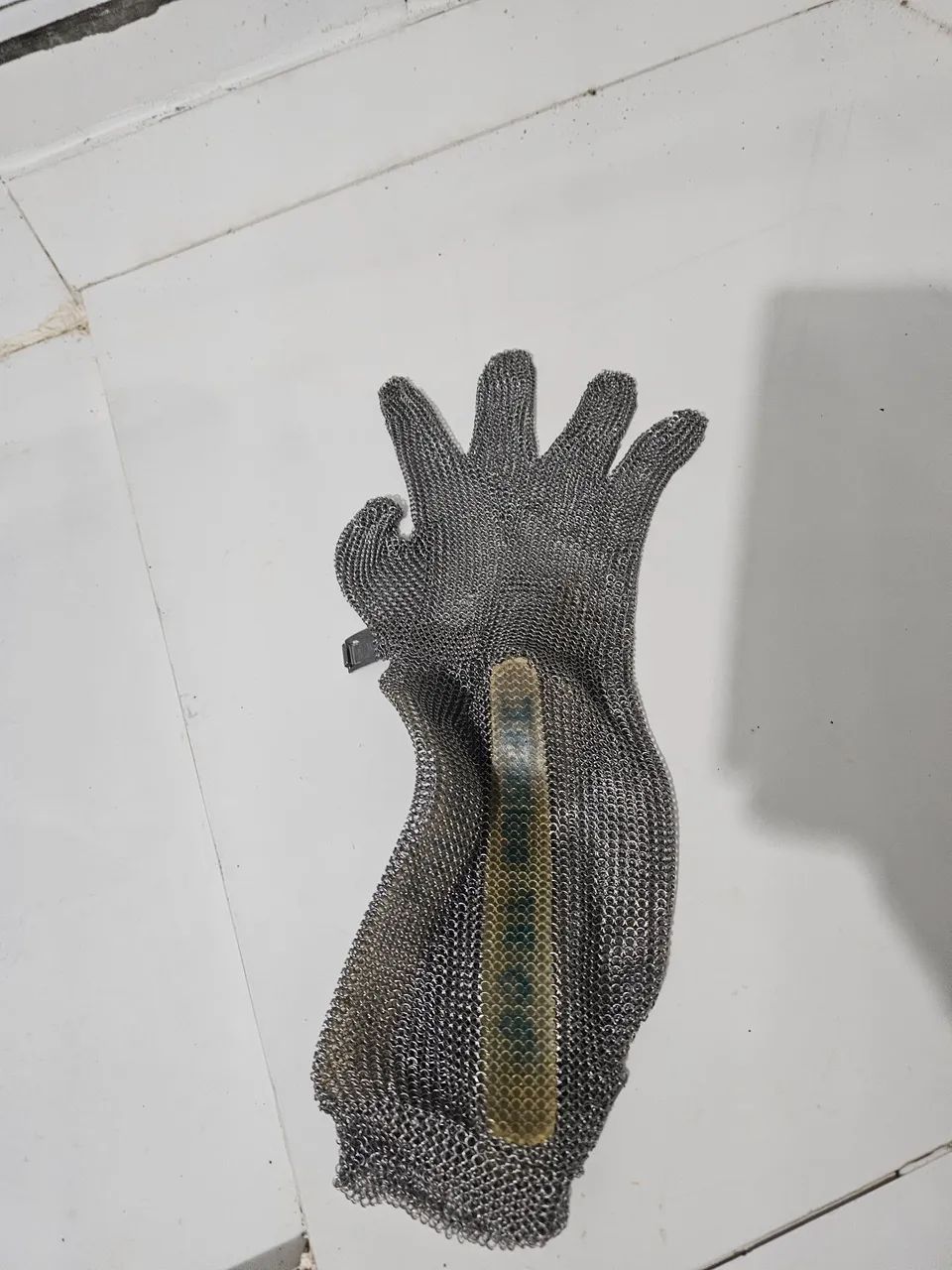 Luva anti corte, malha de aço (açougueiro e etc)