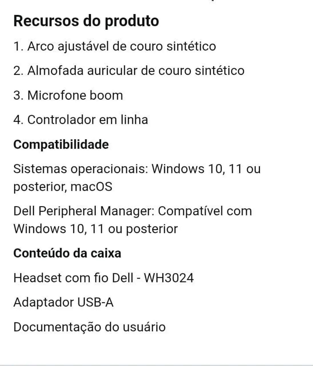 HEADSET DELL NOVO! - Foto 3