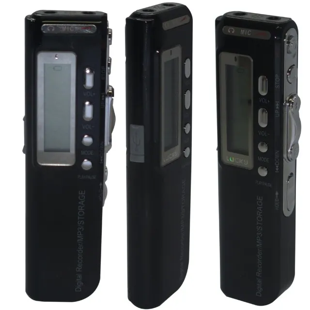 Gravador de voz digital 8Gb memoria