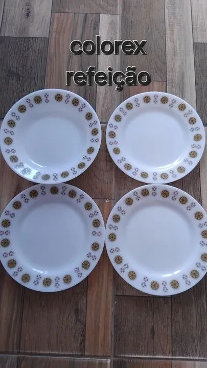 Pratos de refeição colorex 