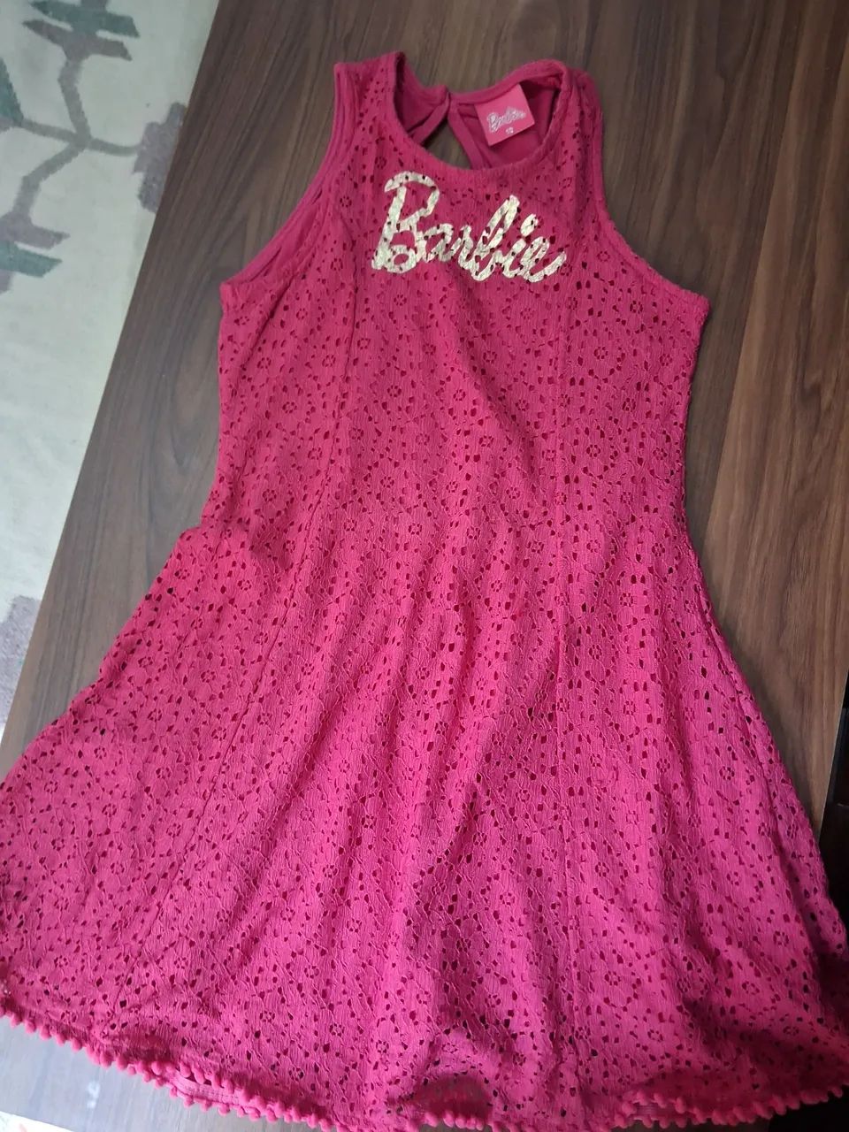 Lindo Vestido da Barbie e Bata Infanto Juvenil Tamanho 10 em ótimo!!! - Foto 4