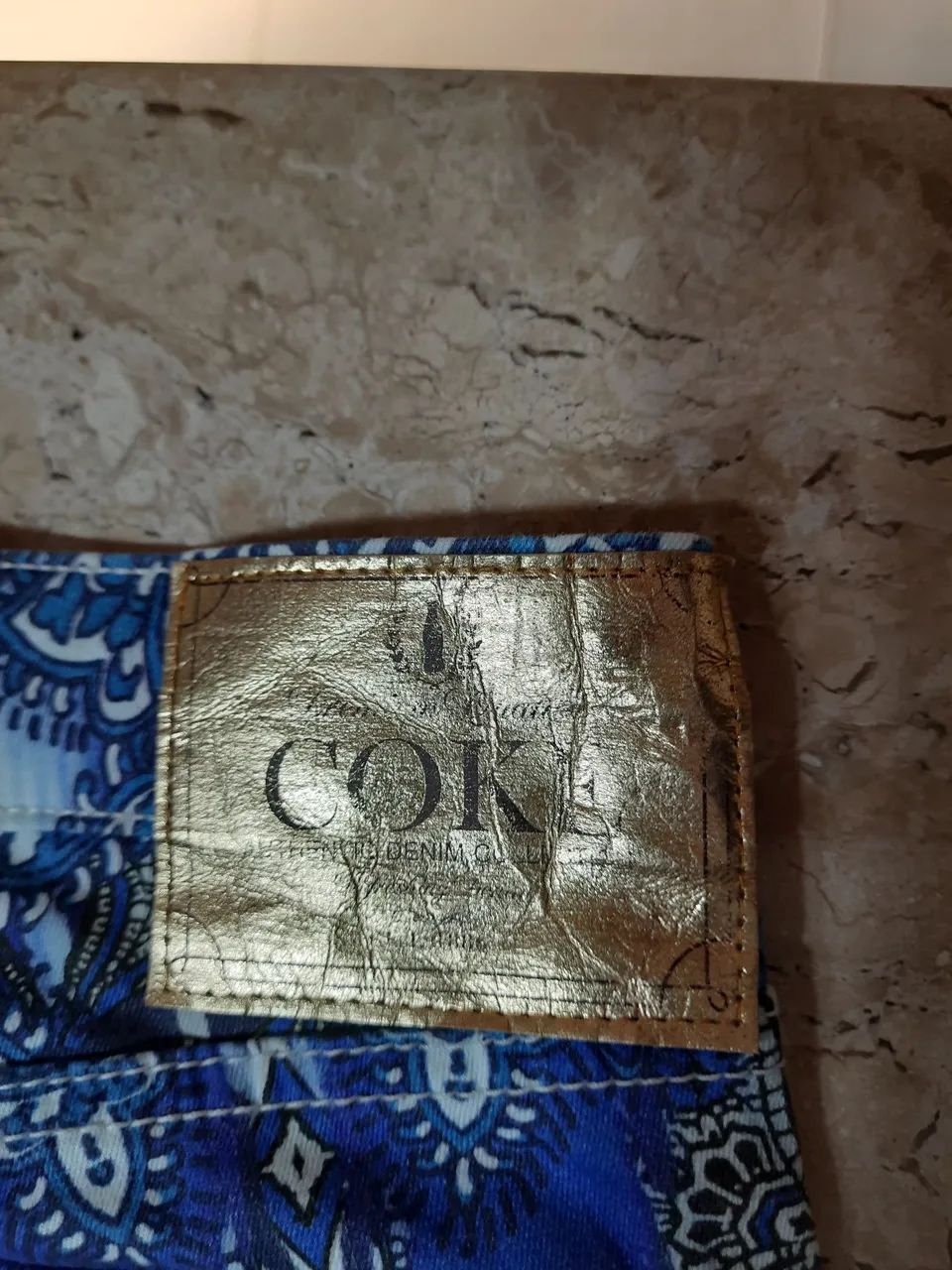 Calça Jeans Coca-Cola Denim Estampada - Tamanho 38