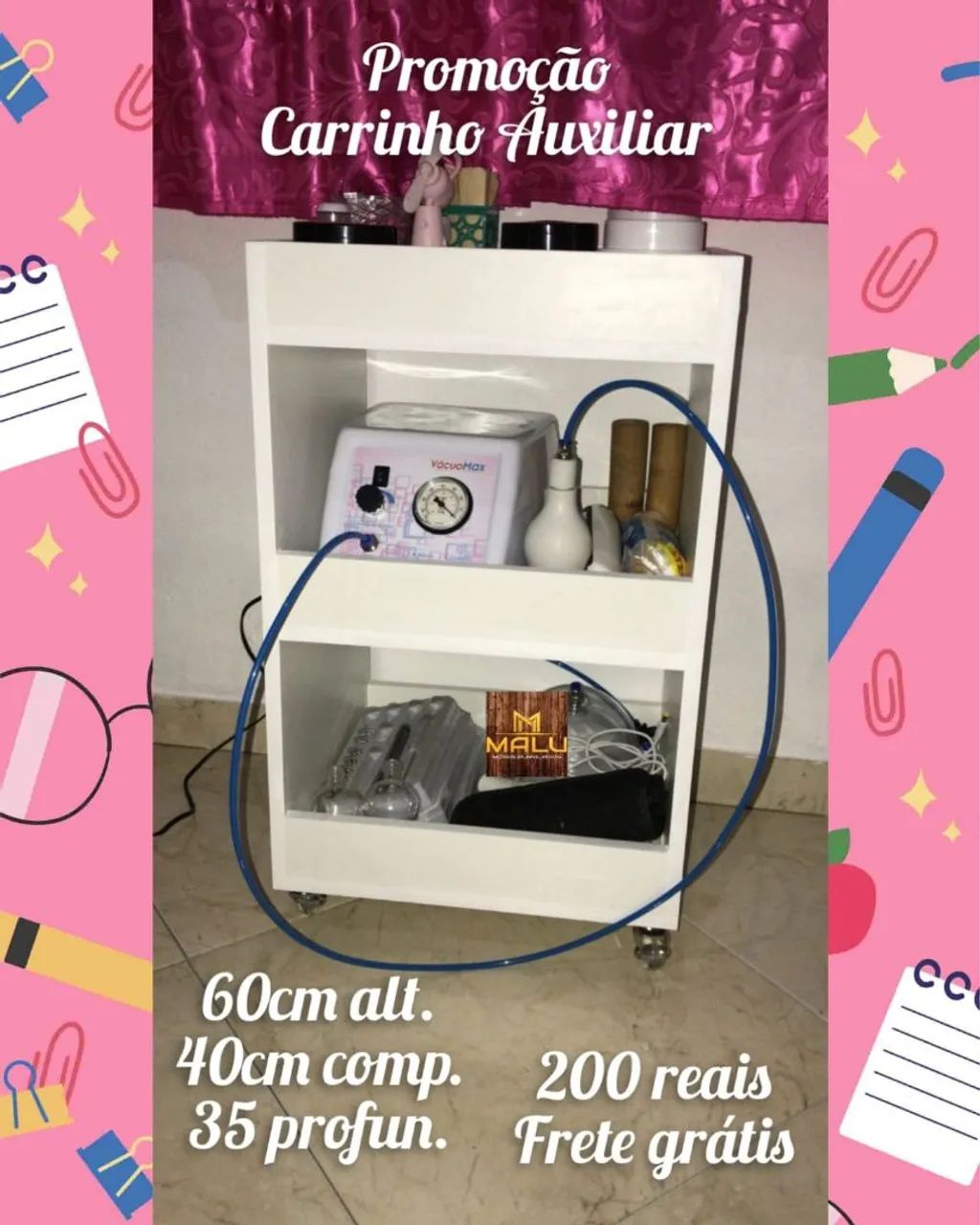 Carrinho auxiliar