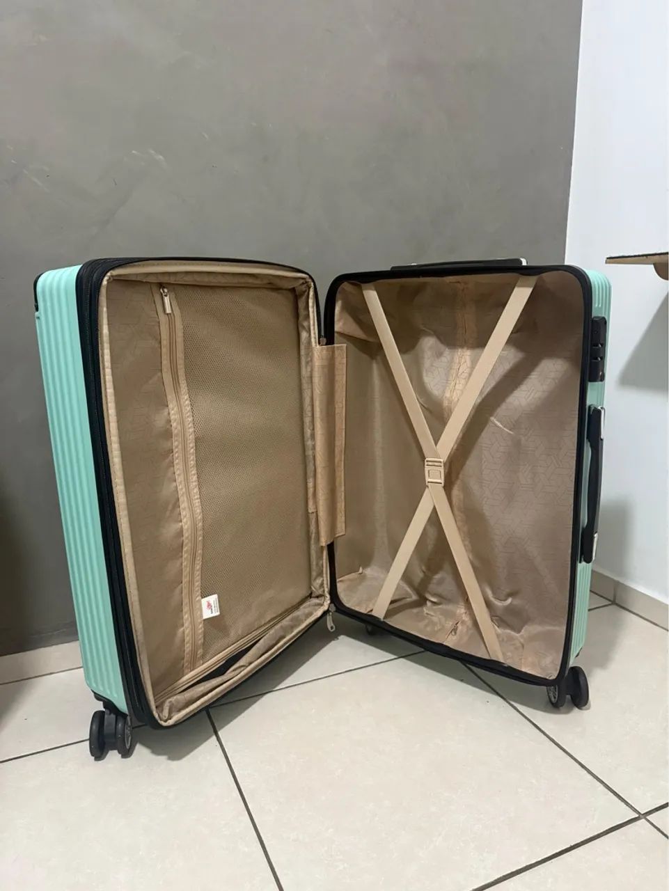 Mala de viagem 23kg grande Santino - Foto 4