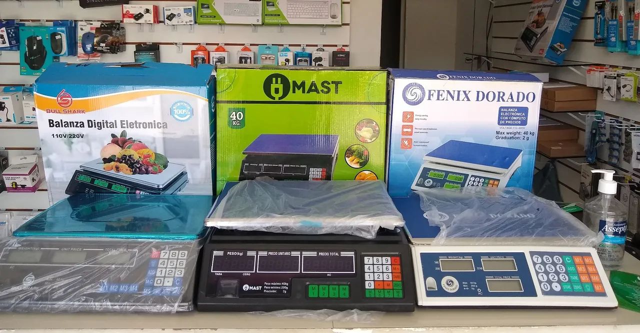 Balança digital comercial parana pesa ate 40kg novas com garantia 