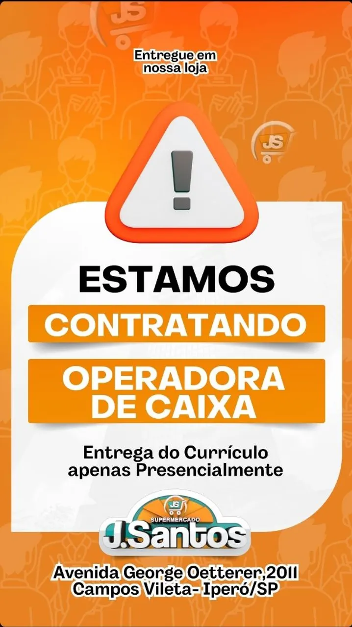 *VAGA DE EMPREGO*