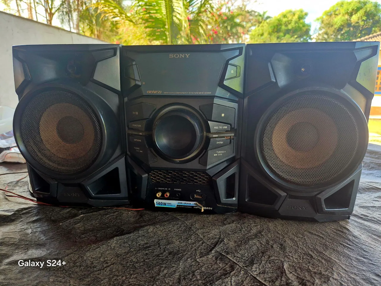Mini System Panasonic Sc-ak22 1600Watts Cd Leia Descrição Aiwa