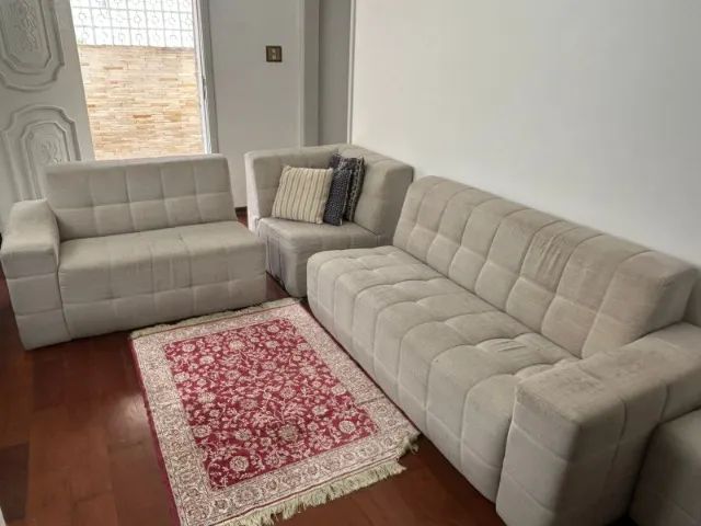 Sofá de Canto Modular com 3 Peças - sofá de 3 lugares + sofá de 2 lugares + canto - Foto 4