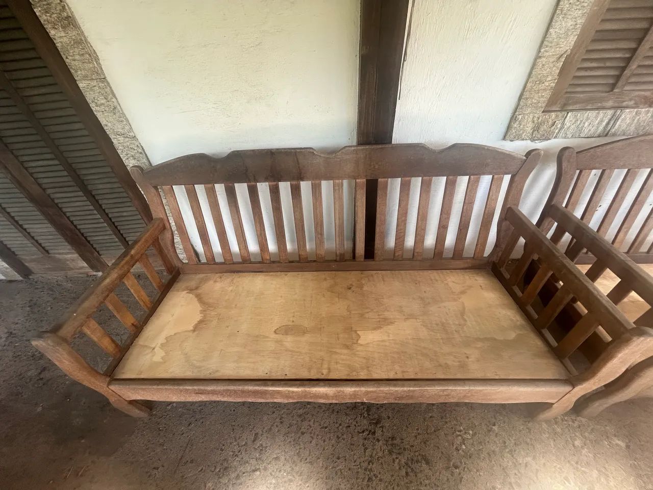 Sofá de madeira maciça 64311592614402121