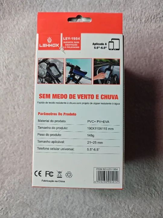 Bolsa Capa Celular Prova D'agua p/ bicicleta - Foto 5
