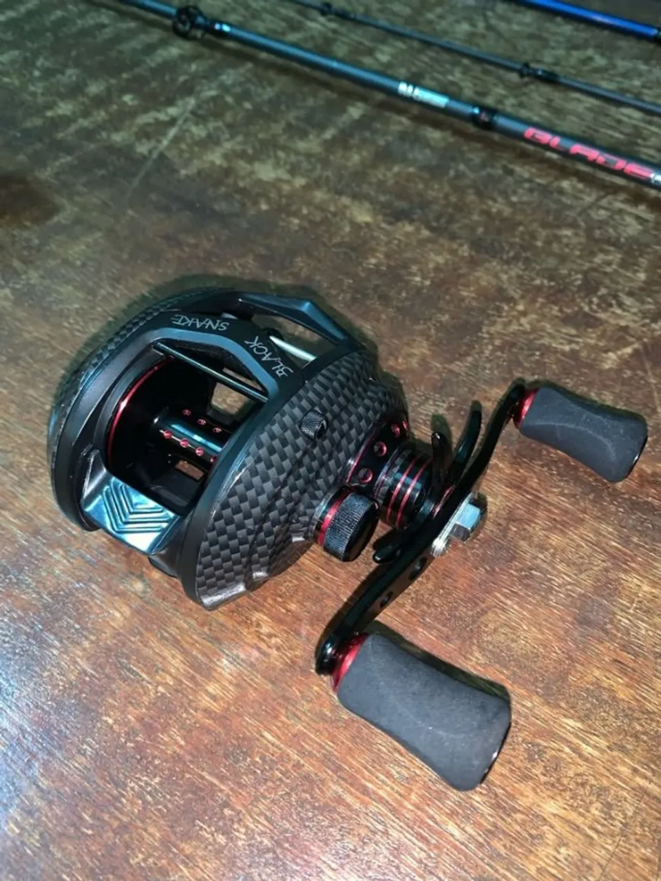 Carretilha de Pesca Black Snake Alumínio