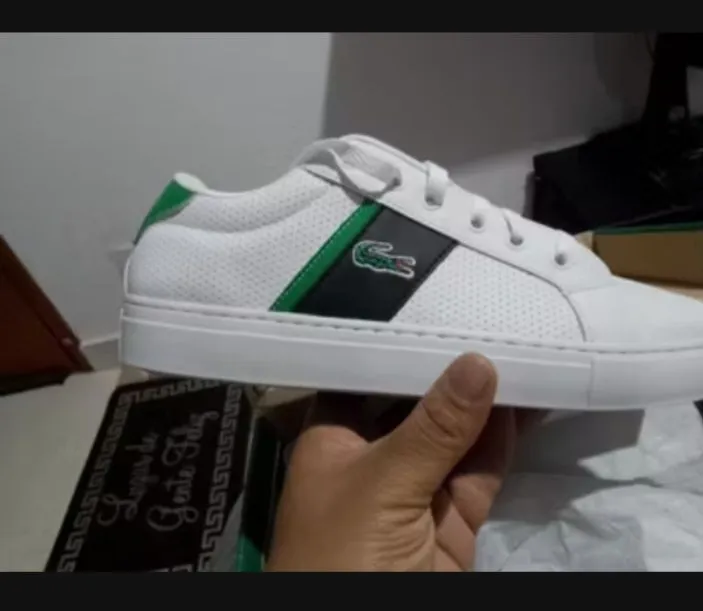 Tênis Lacoste Branco com Detalhes