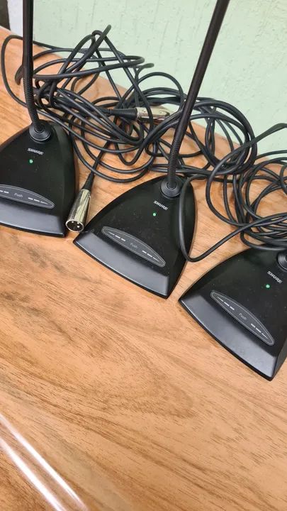 3 Microfones Goosneck Shure MX 412 D/C - Foto 3