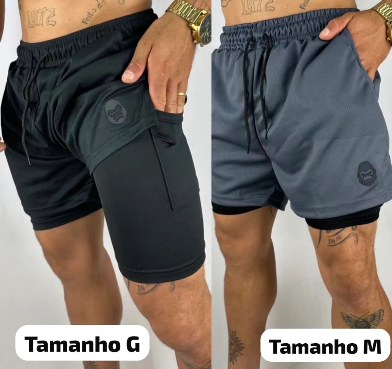 Short Kong Dry fit Tamanho G - Foto 4
