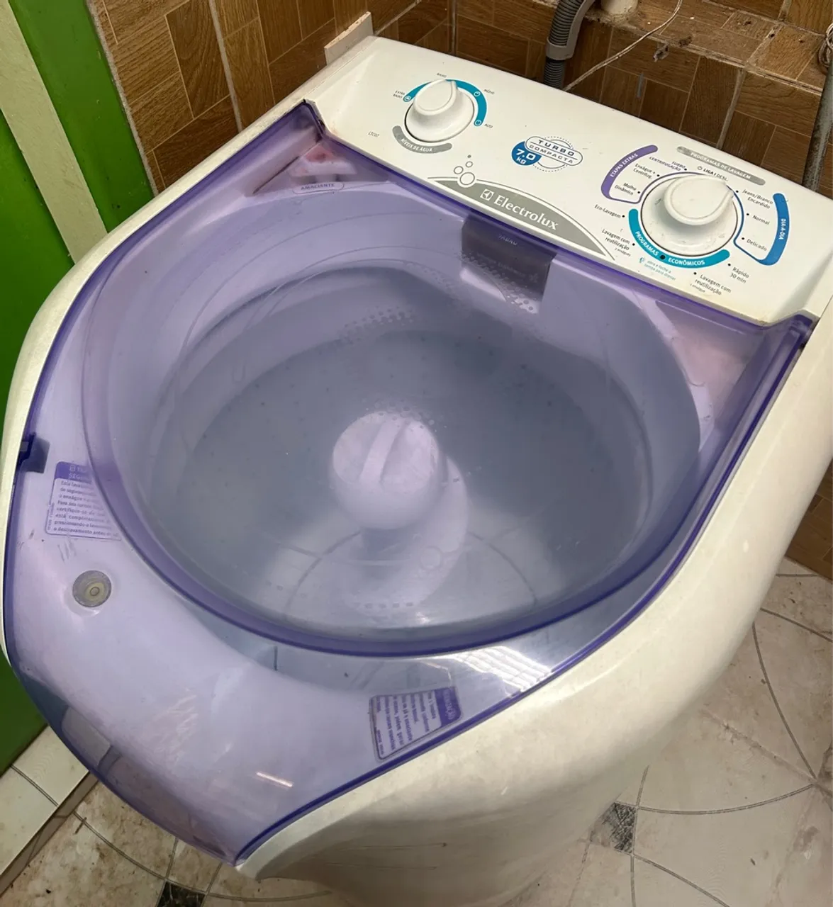 Lavadora Electrolux Turbo Compacta 7kg