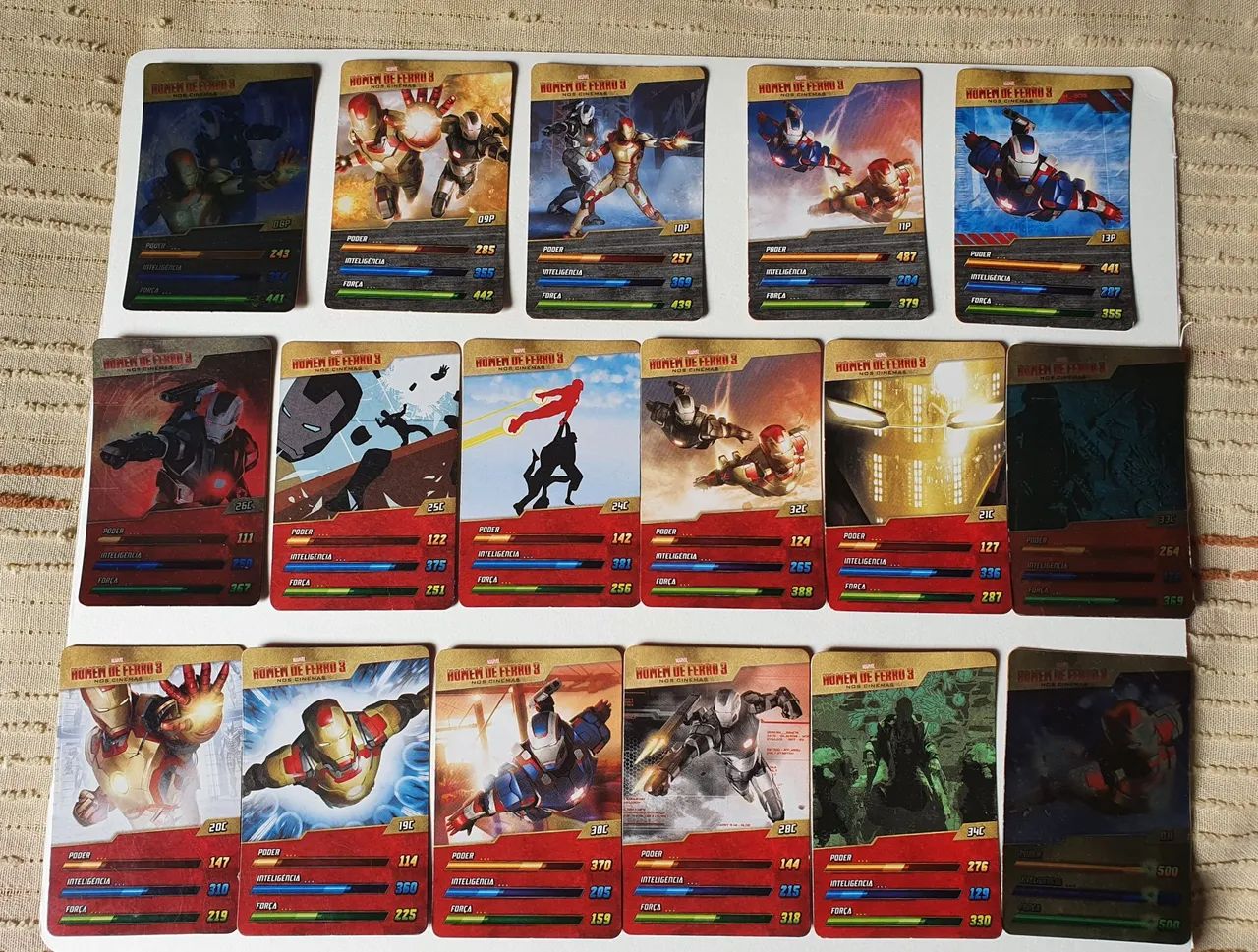 Cards Iron Man 2013 - Coleção Cheetos