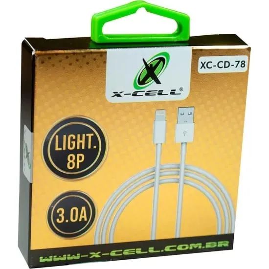 Cabo Usb Lightning 3.0a 1mt Branco Flex (Entrega Grátis) - Foto 2